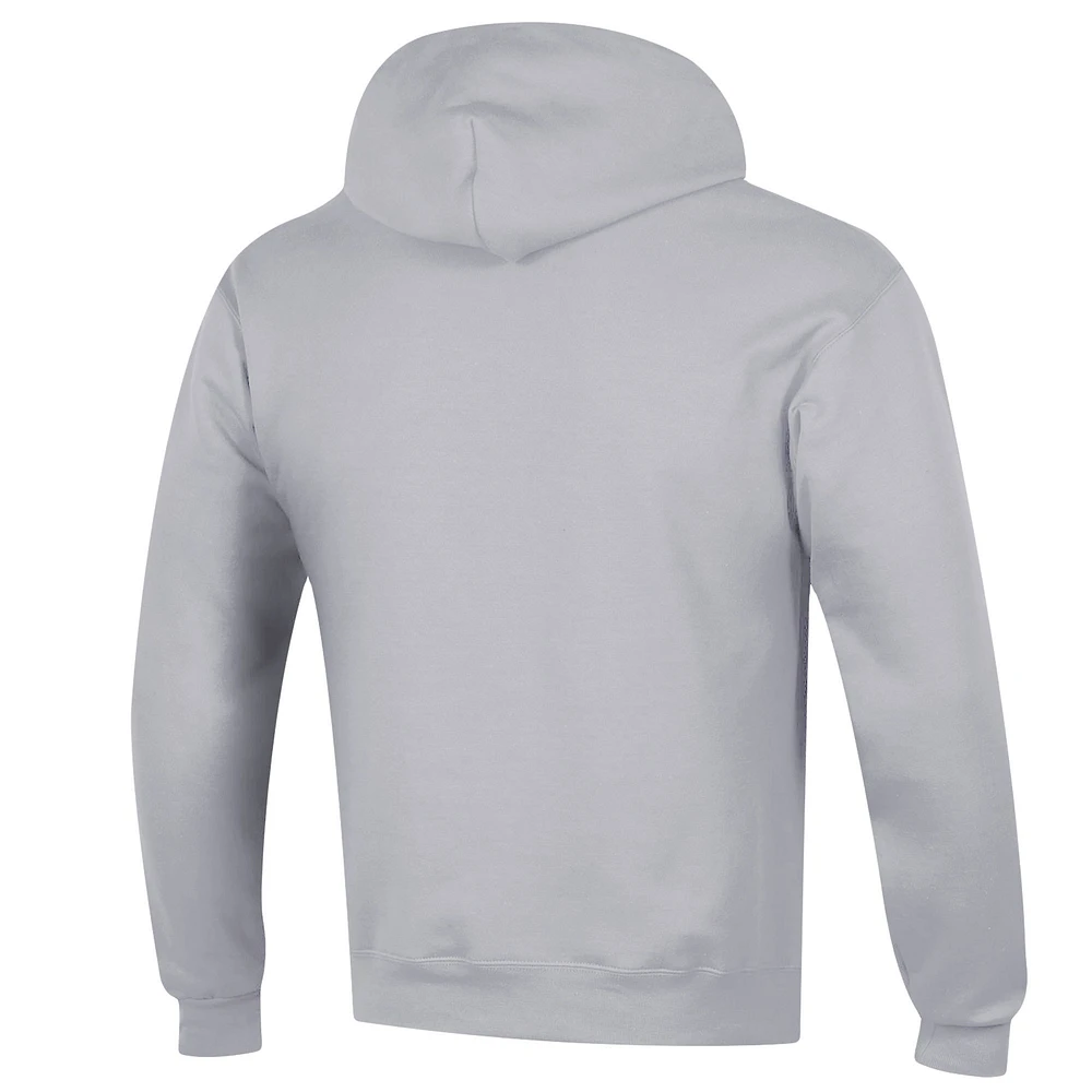 Men's Champion Silver Colorado Buffaloes Arch Over Logo Reverse Weave Pullover Hoodie