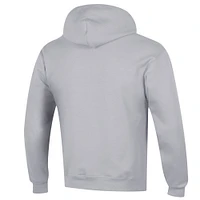 Men's Champion Silver Colorado Buffaloes Arch Over Logo Reverse Weave Pullover Hoodie