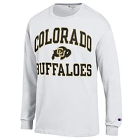 Men's Champion  White Colorado Buffaloes High Motor Long Sleeve T-Shirt