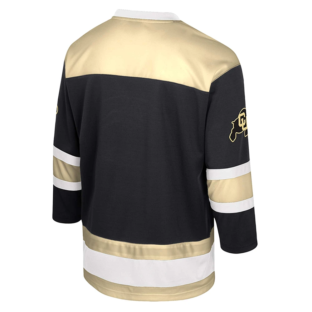 Maillot de hockey Athletic Machine Fashion pour homme Colosseum Black Colorado Buffaloes