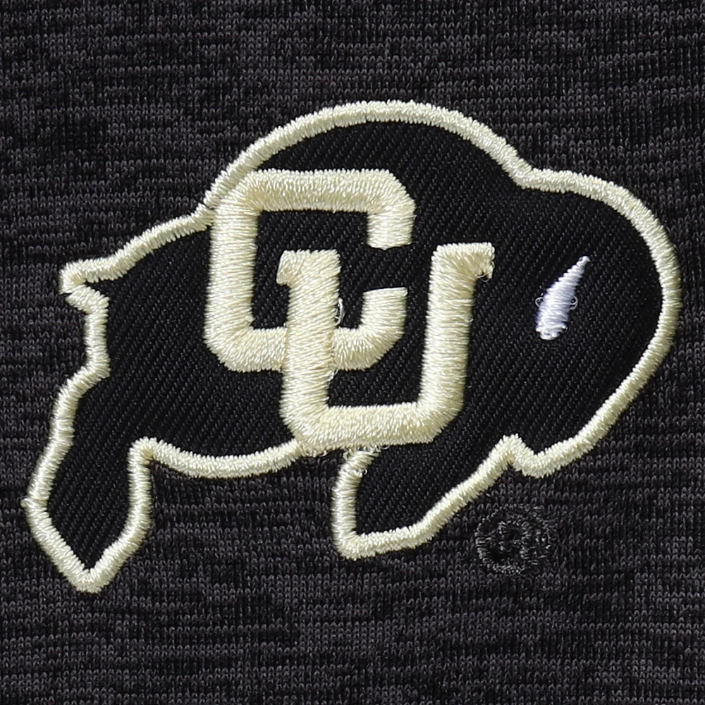 Men's Colosseum Black Colorado Buffaloes Down Swing Polo