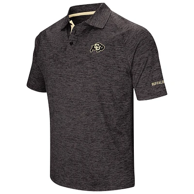 Polo en duvet Colosseum Colorado Buffaloes pour homme, noir