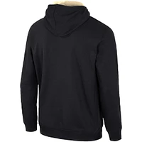 Men's Colosseum Black Colorado Buffaloes Half-Zip Hoodie