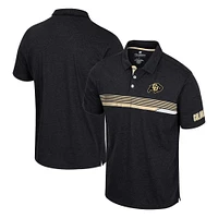 Men's Colosseum  Black Colorado Buffaloes No Problemo Polo