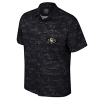 Men's Colosseum Black Colorado Buffaloes Ozark Button-Up Shirt