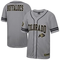 Maillot de baseball Free Spirited pour homme Colosseum Grey Colorado Buffaloes