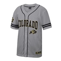 Maillot de baseball Free Spirited pour homme Colosseum Grey Colorado Buffaloes