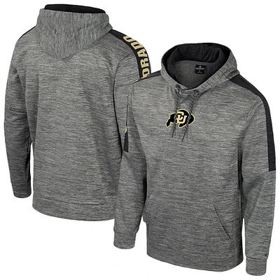 Sweat à capuche pour homme Colosseum Heather Grey Colorado Buffaloes Dozer