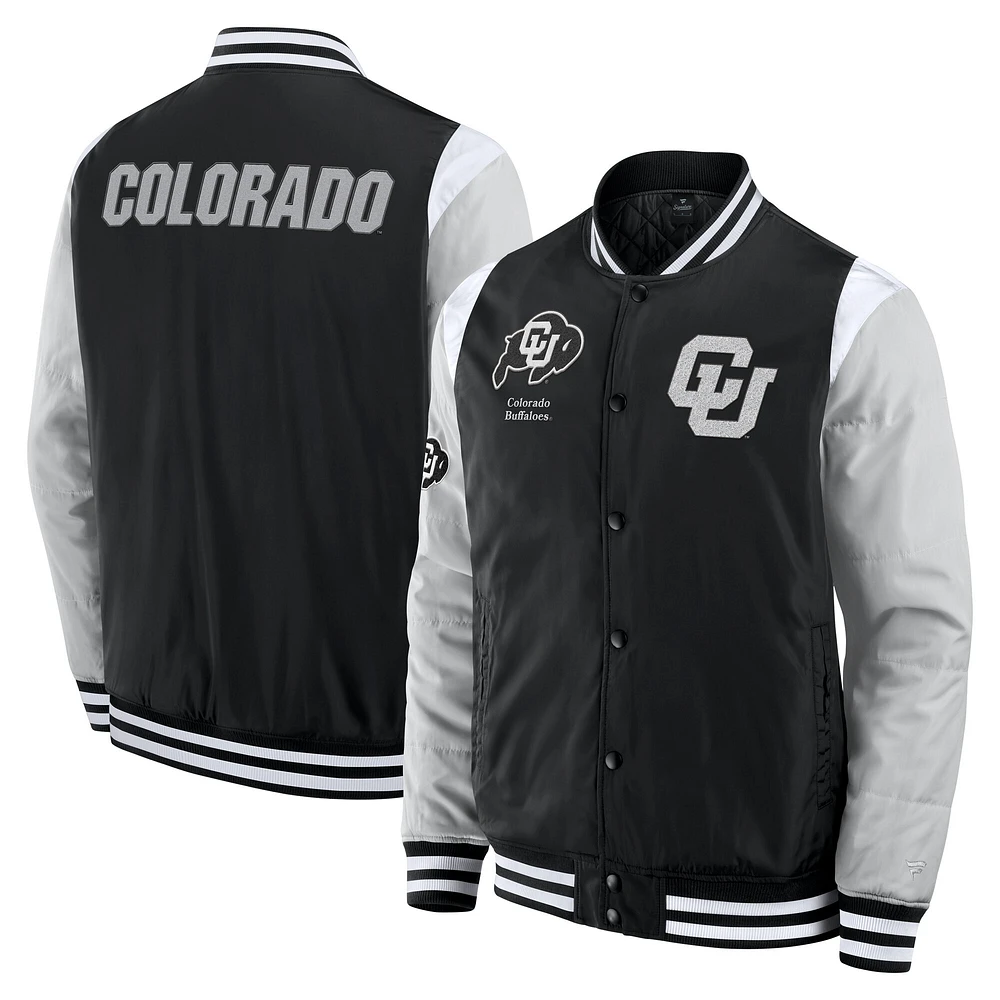 Veste à boutons-pression intégrale Elements Elite Colorado Buffaloes Fanatics noire pour homme