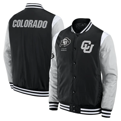 Men's Fanatics  Black Colorado Buffaloes Elements Elite Full-Snap Jacket