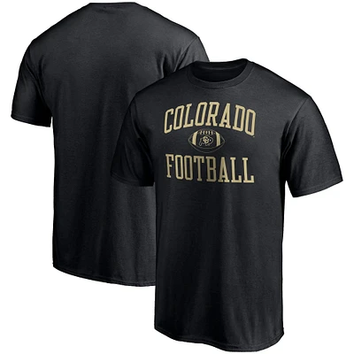 T-shirt noir de la première équipe sprint des Colorado Buffaloes Fanatics pour hommes