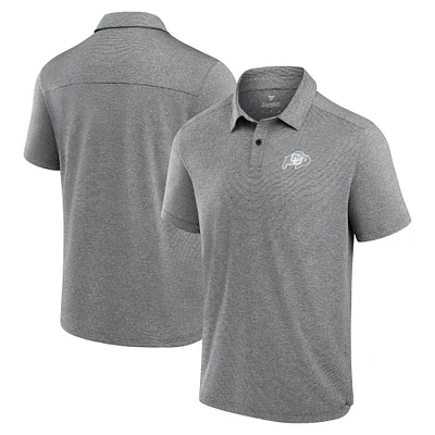 Men's Fanatics  Charcoal Colorado Buffaloes Performance Polo