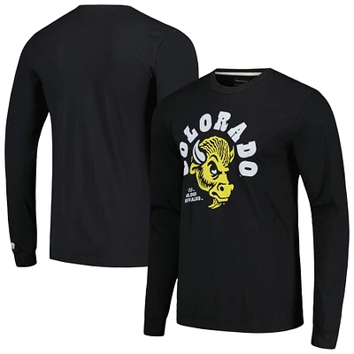 Men's Homefield Black Colorado Buffaloes CU Golden Long Sleeve T-Shirt