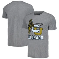 Men's Homefield Heather Gray Colorado Buffaloes Tri-Blend T-Shirt