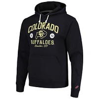 Men's League Collegiate Wear  Black Colorado Buffaloes Bendy Arch Essential Pullover Hoodie