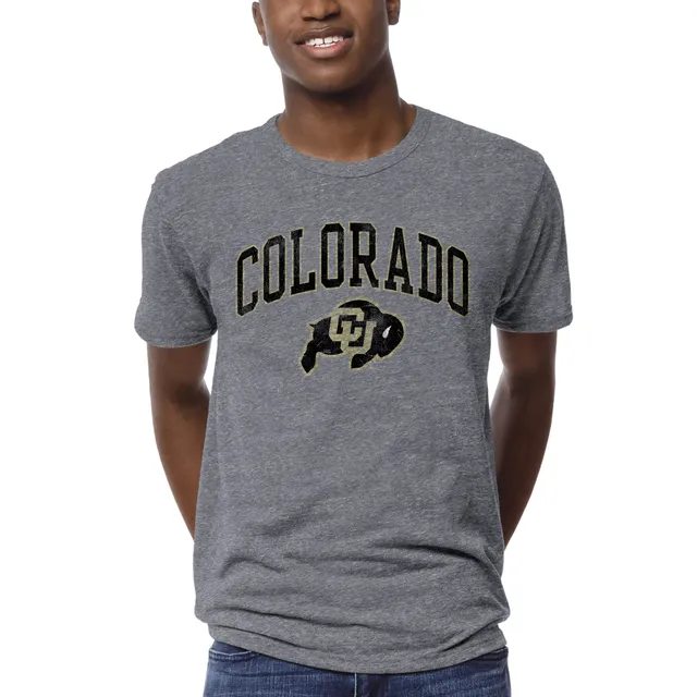 Men's Champion Black Colorado Buffaloes Team Stack Long Sleeve T-Shirt