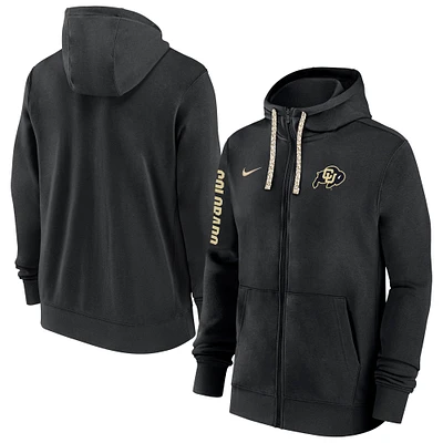 Sweat à capuche en molleton Nike Colorado Buffaloes 2024/25 Sideline Club pour homme, noir