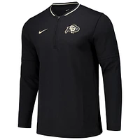 Men's Nike Black Colorado Buffaloes Coaches Quarter-Zip Jacket