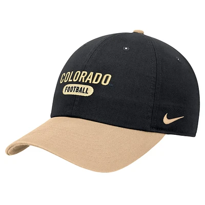 Men's Nike Black Colorado Buffaloes Colorblock Club Adjustable Hat