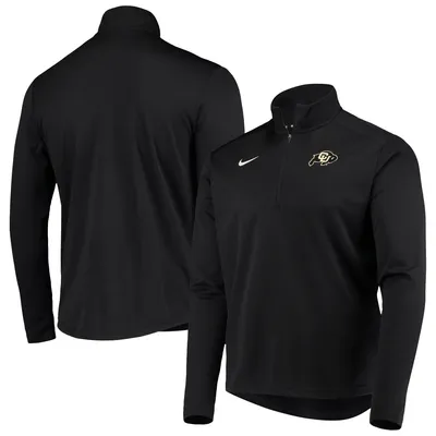 Colorado Buffaloes Nike Primary Logo Pacer Performance Quarter-Zip Jacket - Black