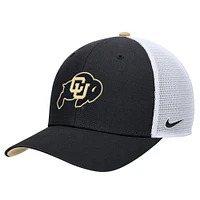 Men's Nike  Black Colorado Buffaloes Rise Adjustable Trucker Hat