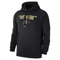 Sweat à capuche en polaire Nike noir Colorado Buffaloes We Here Club pour homme