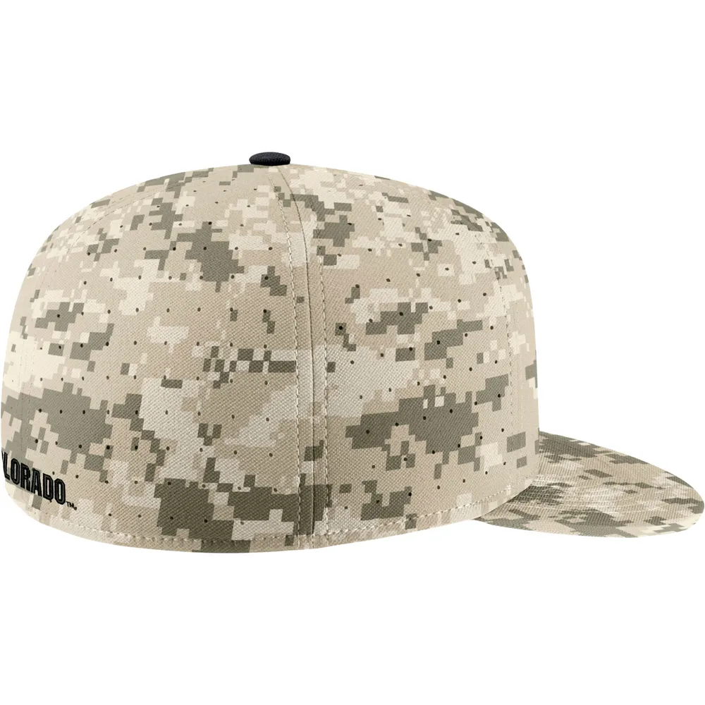 Men's The Game Camo Colorado Buffaloes Digital Fitted Hat