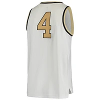 Men's Nike #4 White Colorado Buffaloes Replica Basketball Jersey