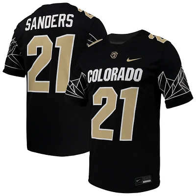 Men's Nike Shilo Sanders Black Colorado Buffaloes Untouchable Replica Game Jersey