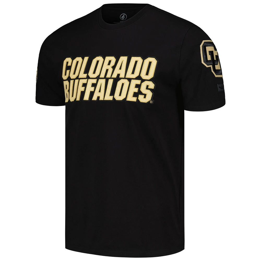 T-shirt classique Pro Standard noir Colorado Buffaloes pour hommes