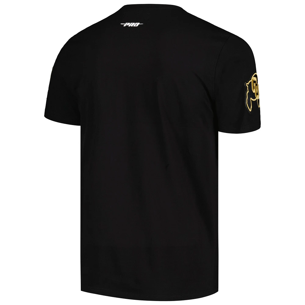 T-shirt classique Pro Standard noir Colorado Buffaloes pour hommes