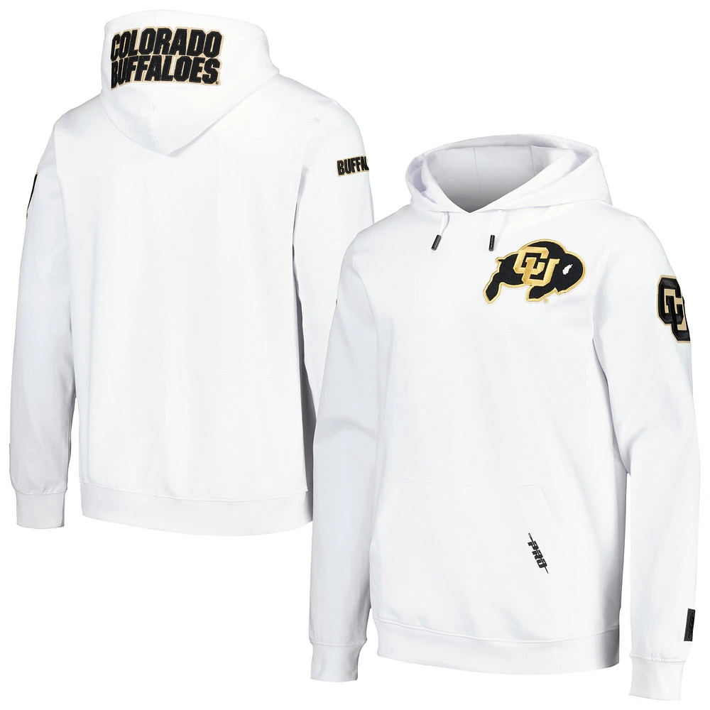 Sweat à capuche classique Pro Standard pour hommes, blanc, Colorado Buffaloes