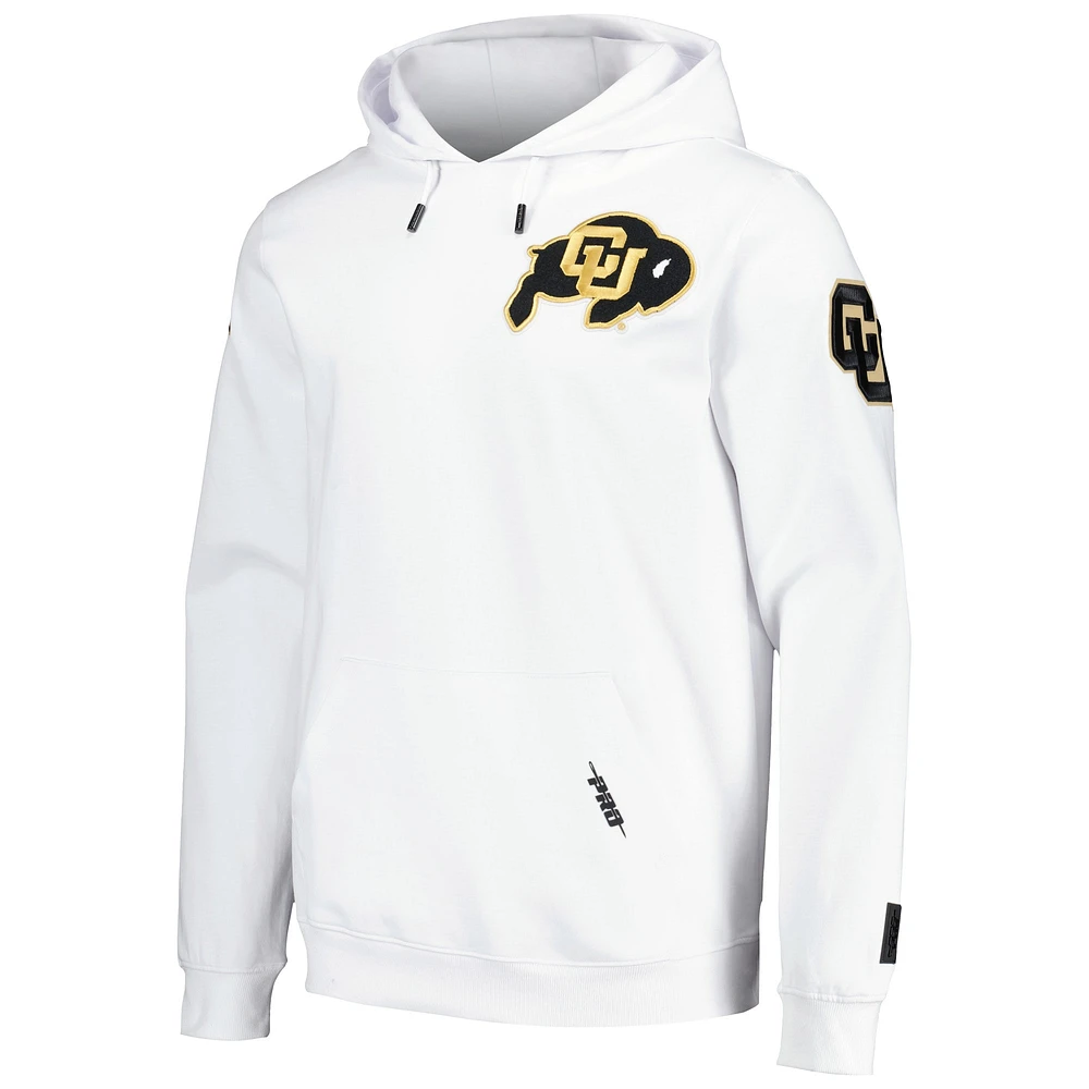 Sweat à capuche classique Pro Standard pour hommes, blanc, Colorado Buffaloes