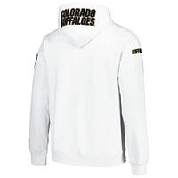 Sweat à capuche classique Pro Standard pour hommes, blanc, Colorado Buffaloes