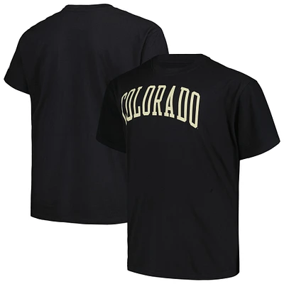 Men's Profile  Black Colorado Buffaloes Big & Tall Wordmark T-Shirt