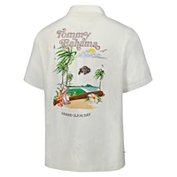 Men's Tommy Bahama White Colorado Buffaloes Grand Slam Bay Camp Button-Up Shirt