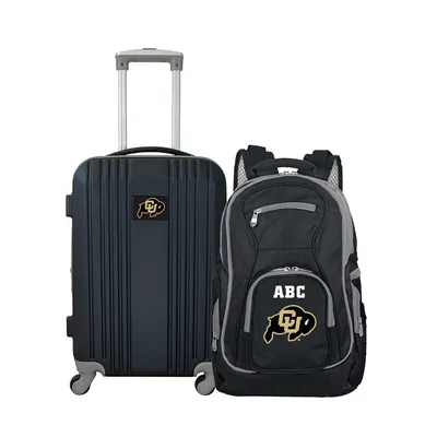 Colorado Buffaloes MOJO Personalized Premium 2-Piece Backpack & Carry-On Set