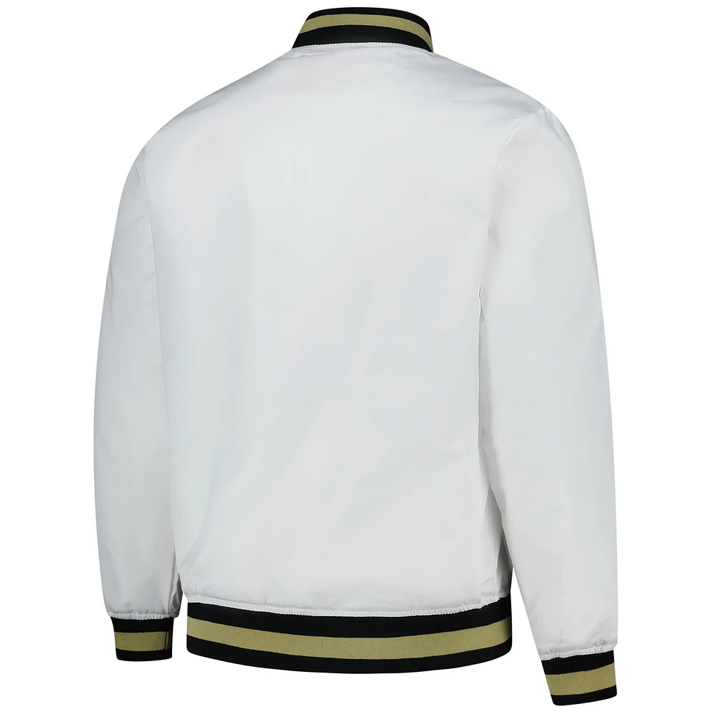 Veste universitaire unisexe Charlie Hustle blanche à boutons-pression des Colorado Buffaloes