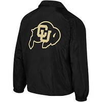 Unisex The Wild Collective Black Colorado Buffaloes Coaches Full-Snap Jacket