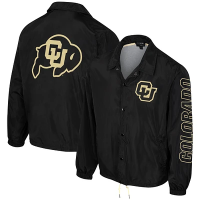 Unisex The Wild Collective Black Colorado Buffaloes Coaches Full-Snap Jacket