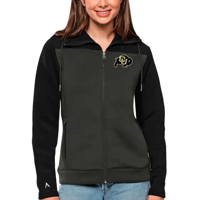 Lids Buffalo Bills Antigua Women's Metallic Logo Victory Full-Zip Hoodie