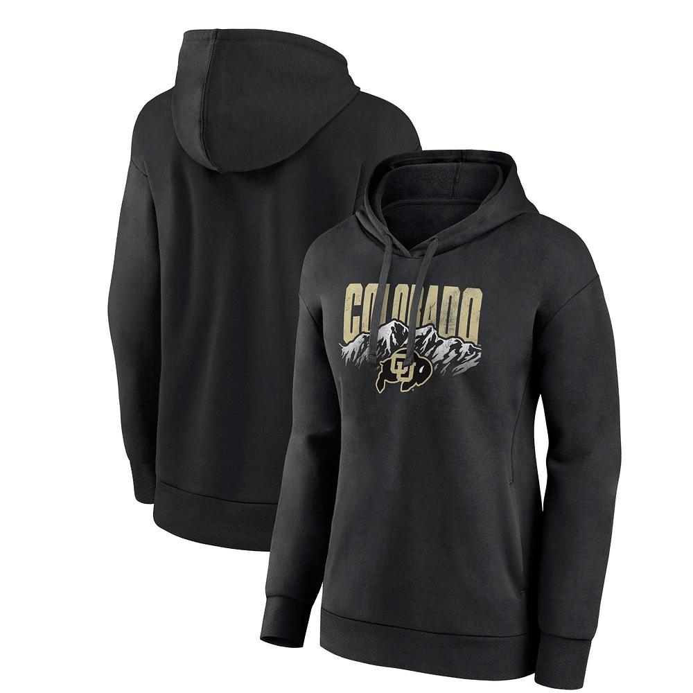 Sweat à capuche noir Fanatics pour femmes Colorado Buffaloes Rocky Mountain Buffs