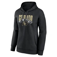 Sweat à capuche noir Fanatics pour femmes Colorado Buffaloes Rocky Mountain Buffs