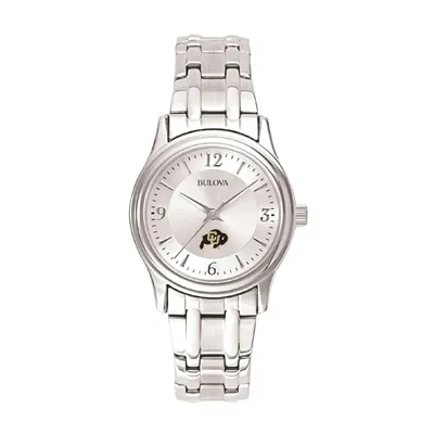 Colorado Buffaloes Women's Stainless Steel Quartz Watch - Silver