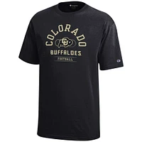 Youth Champion Black Colorado Buffaloes Football Jersey T-Shirt