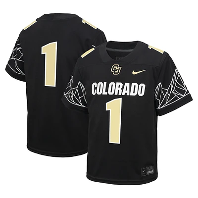 Maillot réplique Nike Colorado Buffaloes Untouchable noir pour jeunes