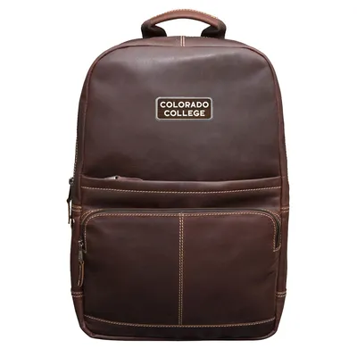 Colorado College Tigers Logo Plate Kannah Canyon Backpack - Brown