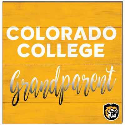 Colorado College Tigers 10'' x 10'' Grandparent Plaque