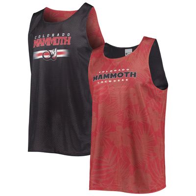 Men's FOCO Red/Black Colorado Mammoth Reversible Mesh Tank Top