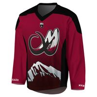 Men's Maroon/ Colorado Mammoth Replica Jersey